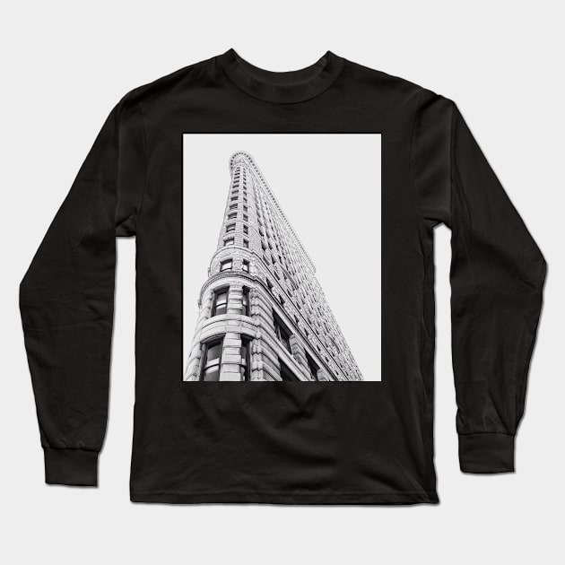 Flatiron Building in Manhattan Long Sleeve T-Shirt by rachelboucher